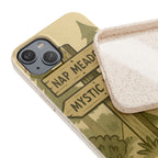 Biodegradable Phone Case — 'Nap Meadow' Mystic Lake Camping Design
