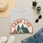 Camp Life T-Shirt — Tent & Campfire Outdoor Tee