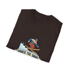 Shred the Gnar Skier T-Shirt | Retro Skiing Graphic