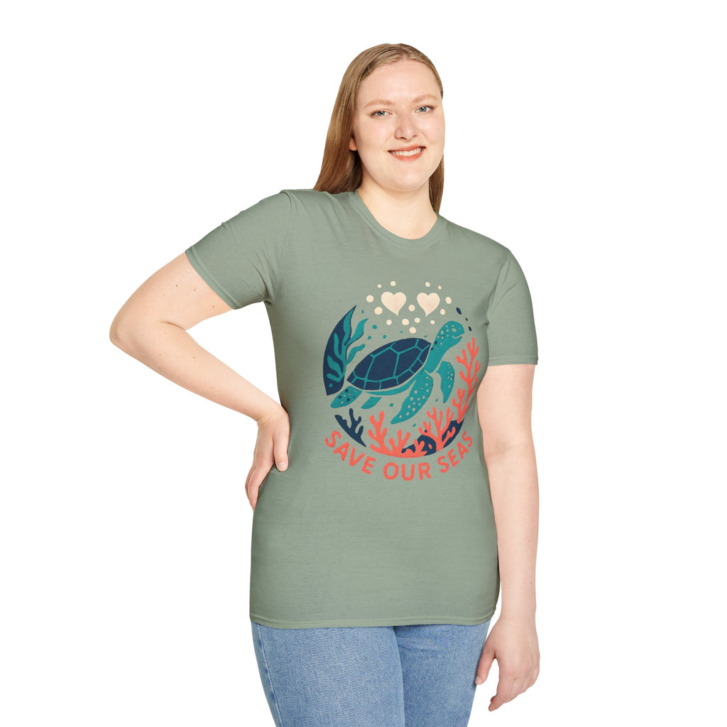 Save Our Seas Sea Turtle T-Shirt — Ocean Conservation Tee