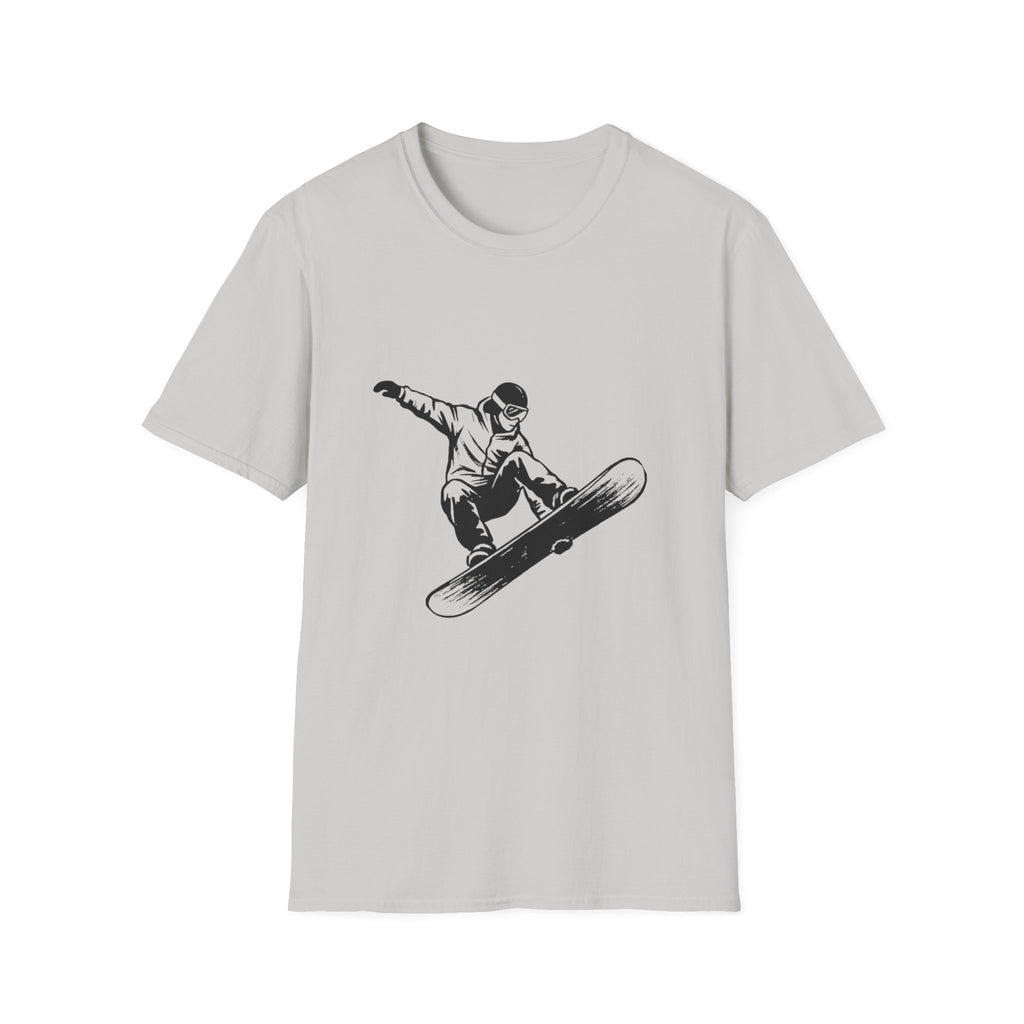 Snowboarder Graphic Tee — Snowboarding Action Shirt