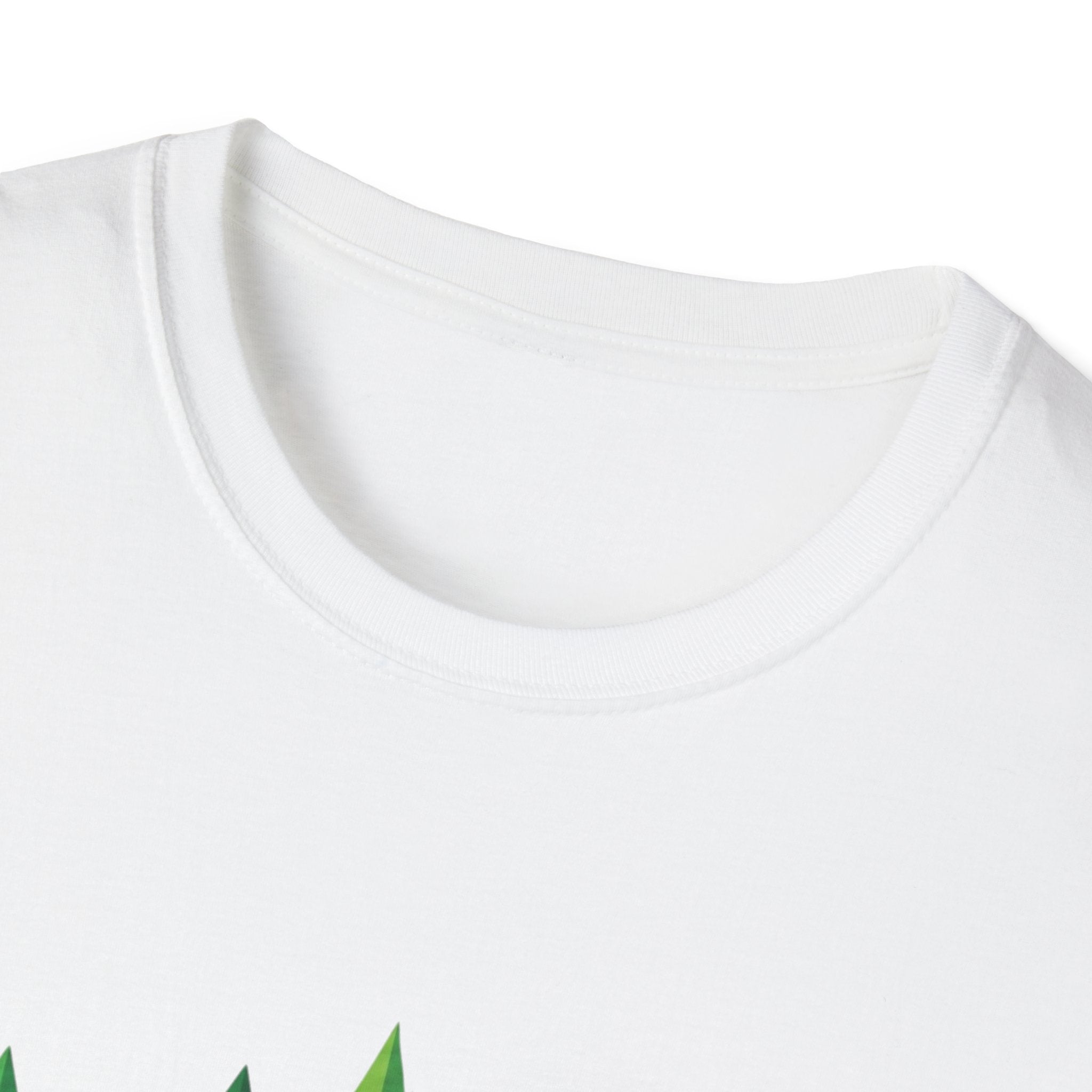 Forest Graphic T-Shirt — Minimal Green Pine Trees Tee