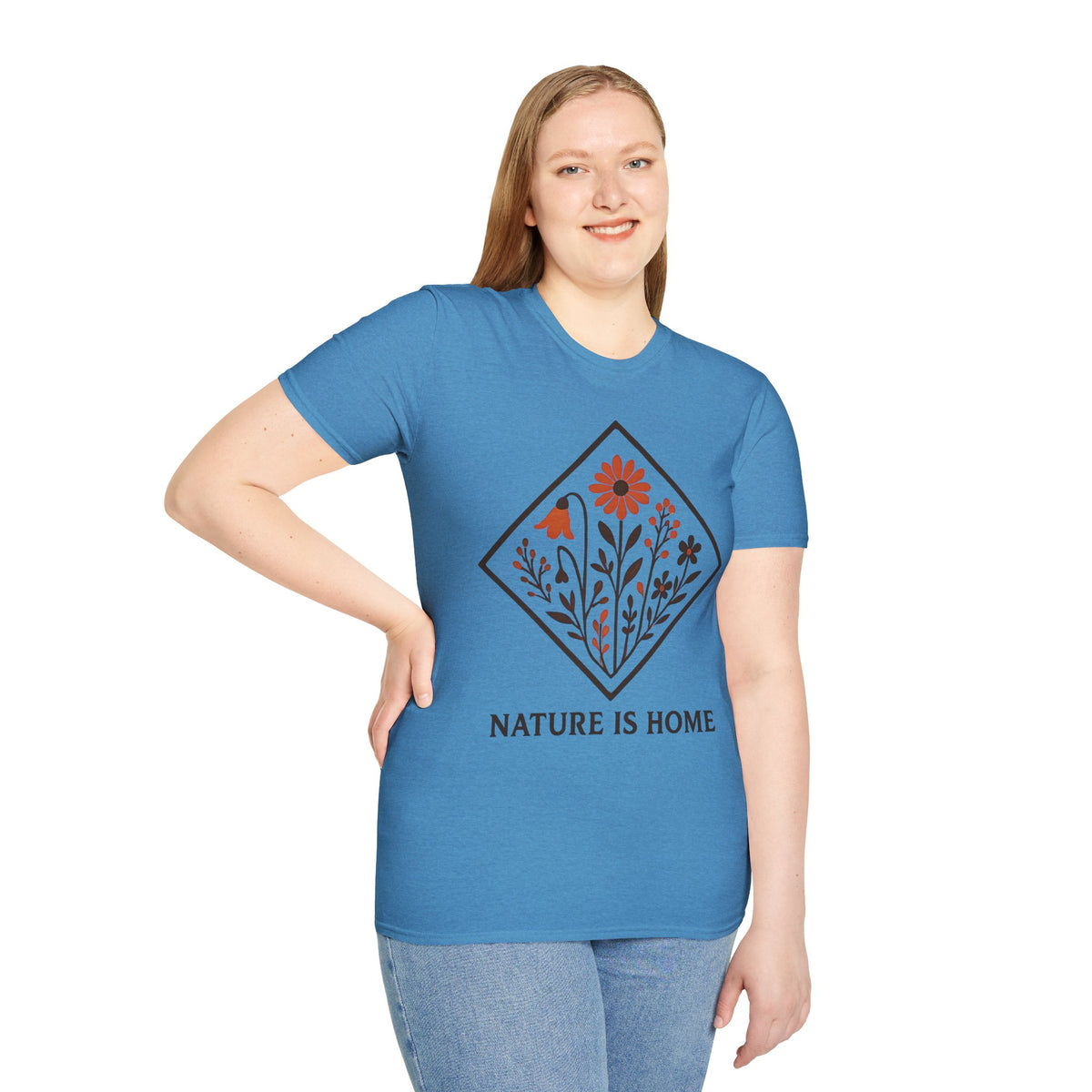 "Nature Is Home" Floral T-Shirt