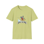 Shred the Gnar Skier T-Shirt | Retro Skiing Graphic
