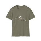 Chickadee Bird Tee — Watercolor Songbird T‑Shirt