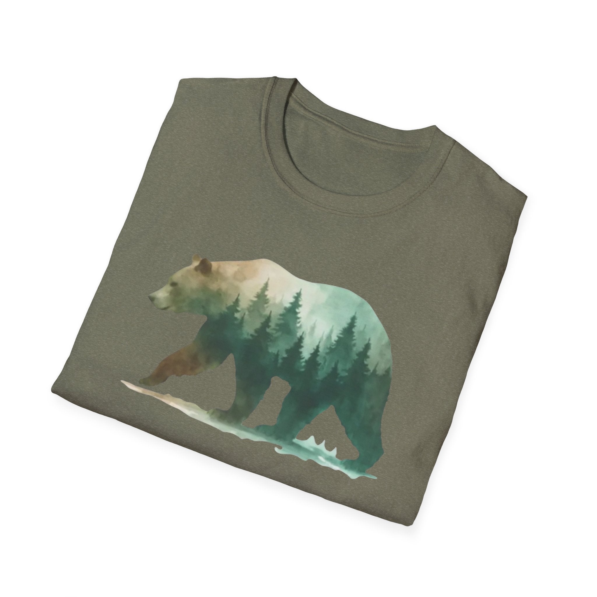 Forest Bear Silhouette T-Shirt
