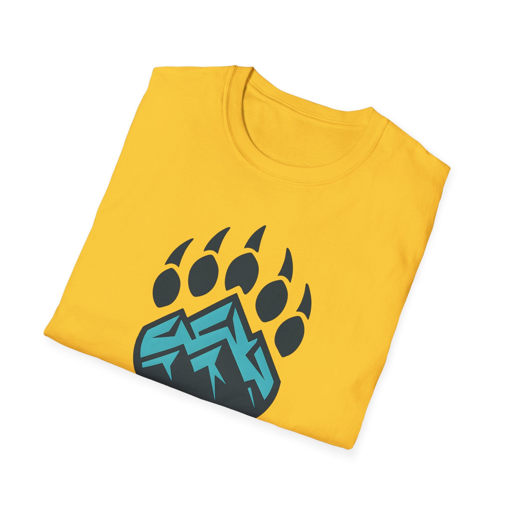 "Stay Wild" Bear Footprint Mountain Emblem T-Shirt