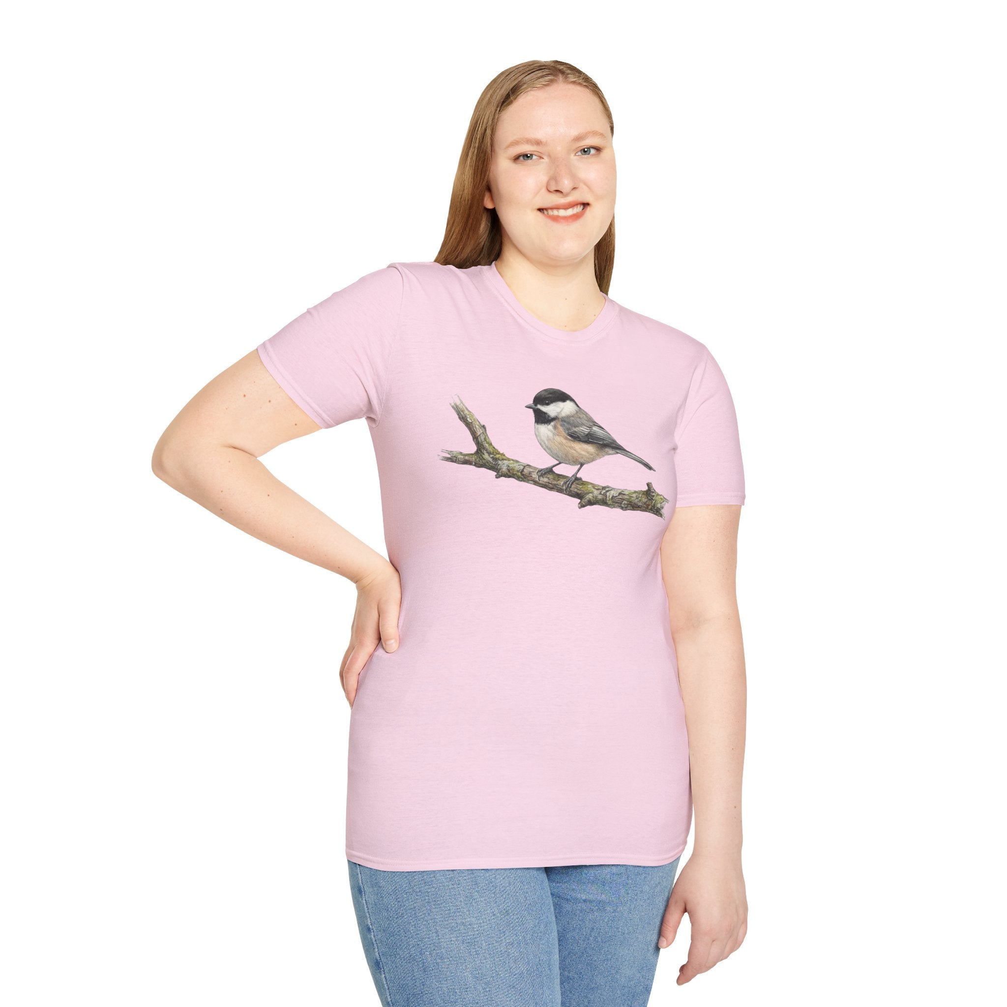 Copy of Chickadee Tee — Watercolor Songbird T‑Shirt
