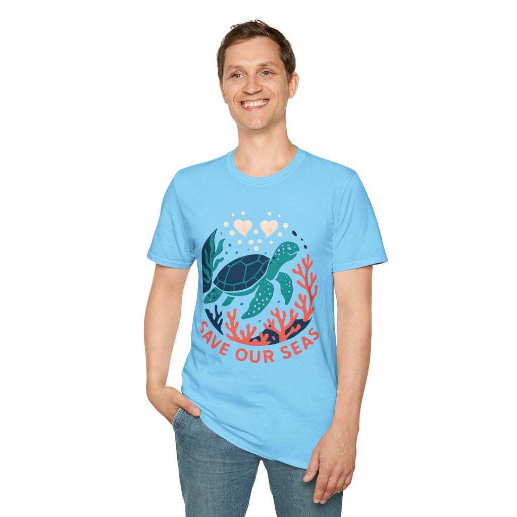 Save Our Seas Sea Turtle T-Shirt — Ocean Conservation Tee