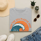 Keep the Sea Plastic Free T-Shirt — Ocean Conservation Wave Tee