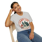 Camp Life T-Shirt — Tent & Campfire Outdoor Tee