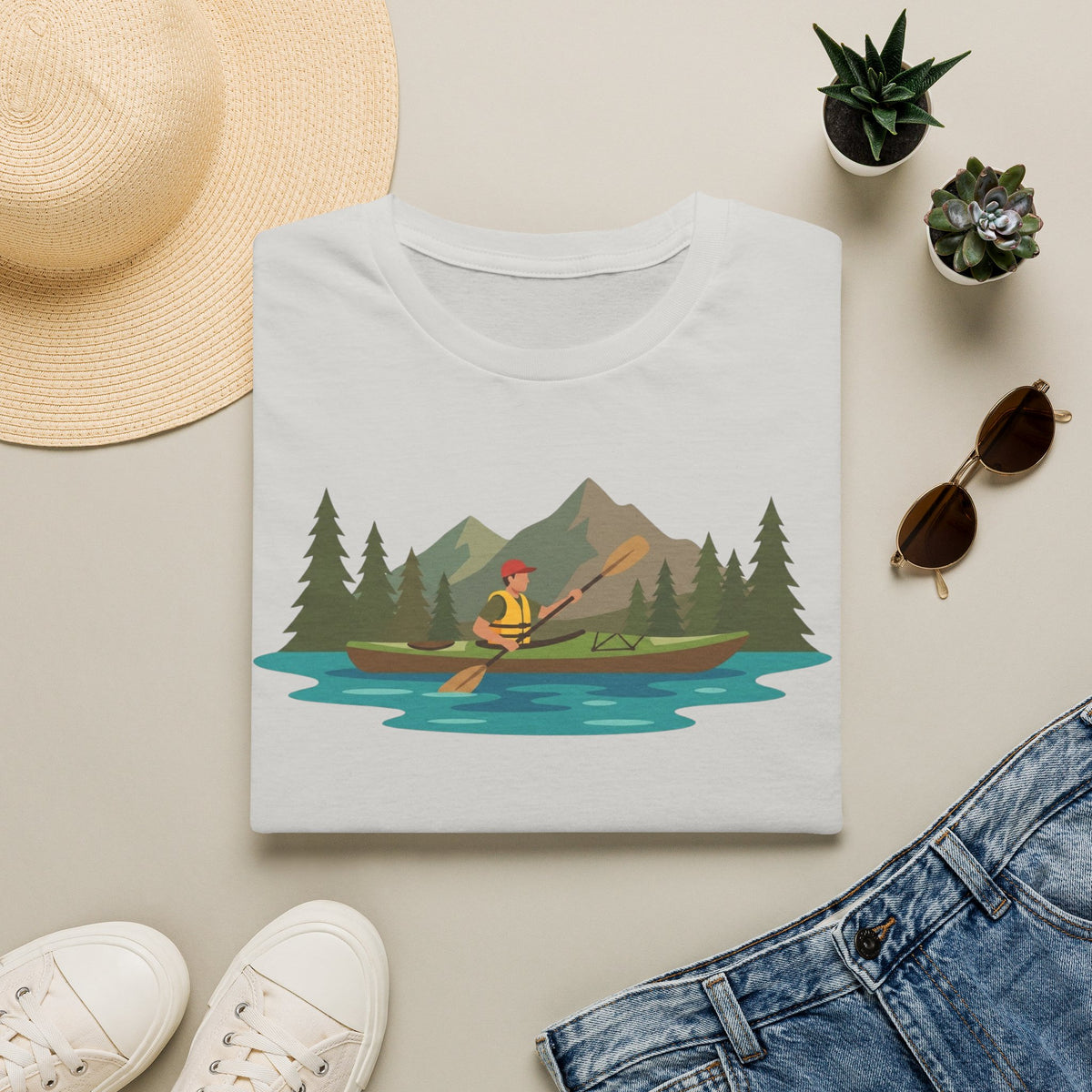 Kayaking Graphic T-Shirt