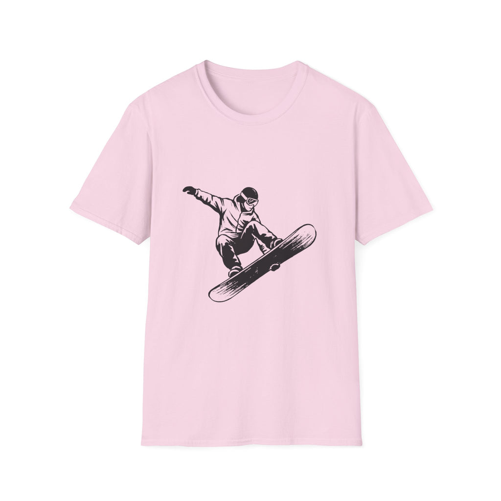 Snowboarder Graphic Tee — Snowboarding Action Shirt