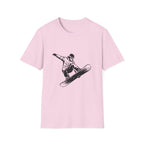 Snowboarder Graphic Tee — Snowboarding Action Shirt