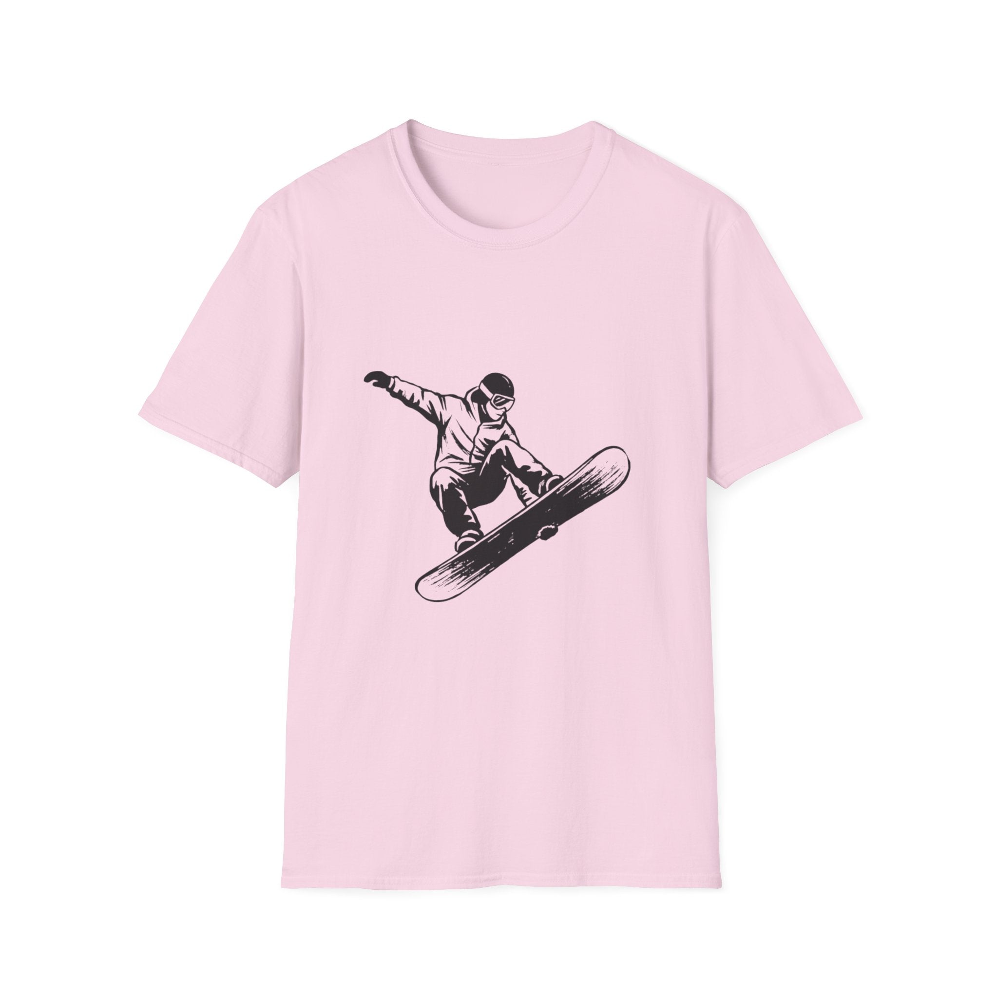 Snowboarder Graphic Tee — Snowboarding Action Shirt