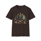Woodland Fox T-Shirt — Nature Forest Camping Graphic Tee