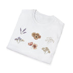 Floral Mini Bouquet T-Shirt — Vintage Botanical Graphic Tee