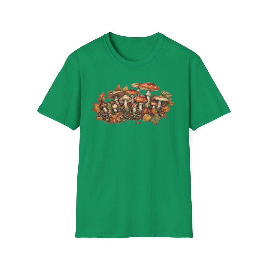 Mushroom & Autumn Leaves T-Shirt