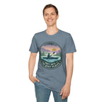 "Drift Into The Quiet Places" Kayak Sunset T‑Shirt — Outdoor Relaxation Tee Shirt