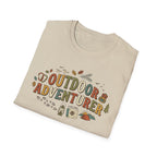 "Outdoor Adventurer" T‑Shirt Camping, Hiking & Exploration Graphic Tee Shirt