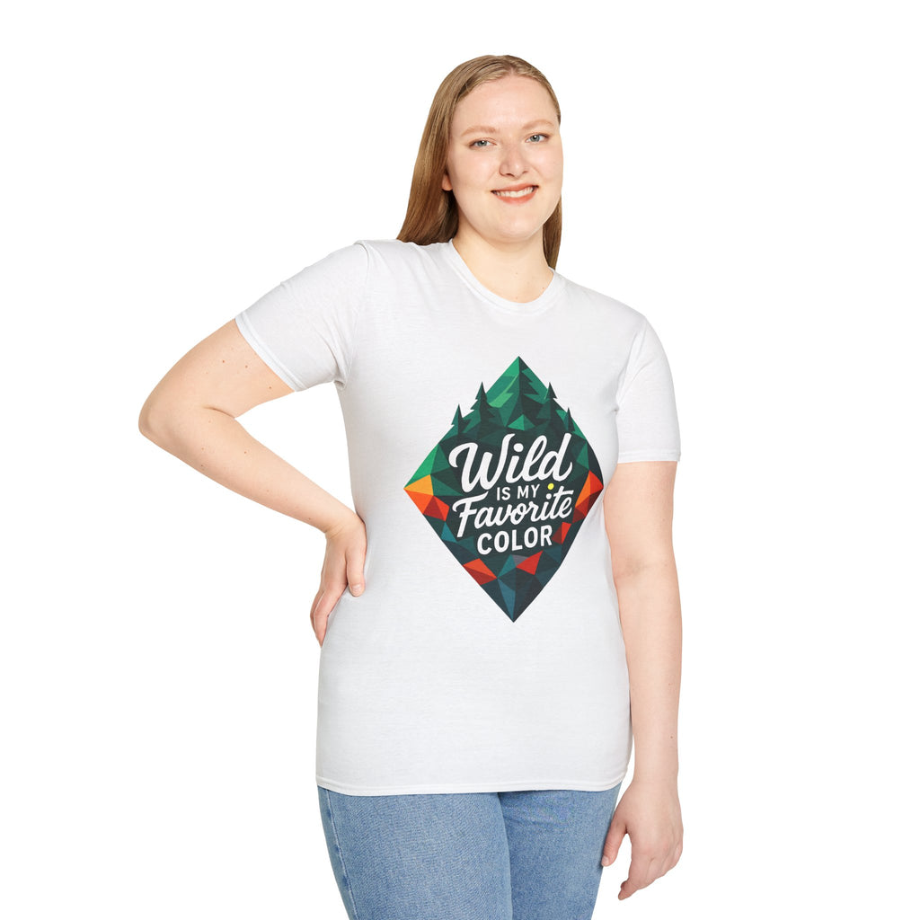 Wild Is My Favorite Color Diamond T-Shirt — Pines & Geometric Logo