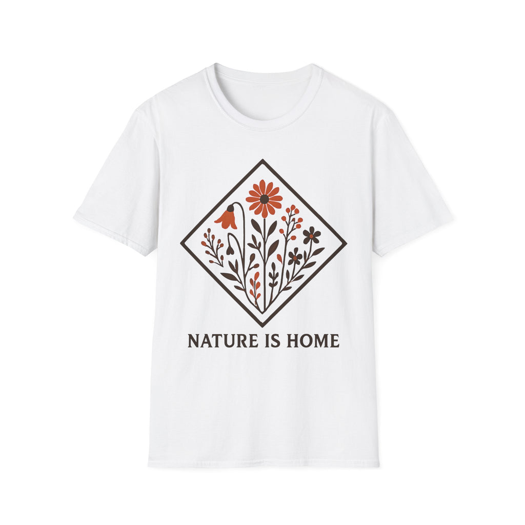 "Nature Is Home" Floral T-Shirt