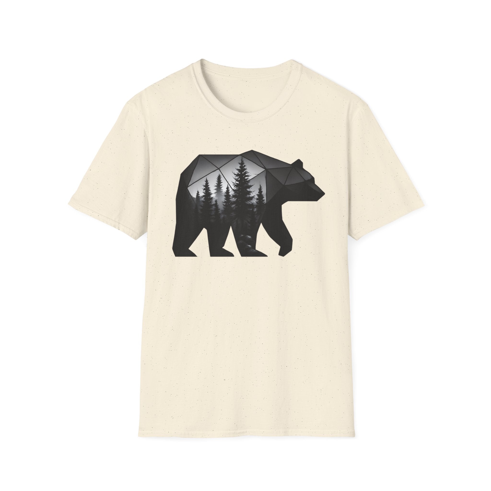 Geometric Forest Bear T-Shirt