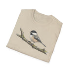 Copy of Chickadee Tee — Watercolor Songbird T‑Shirt