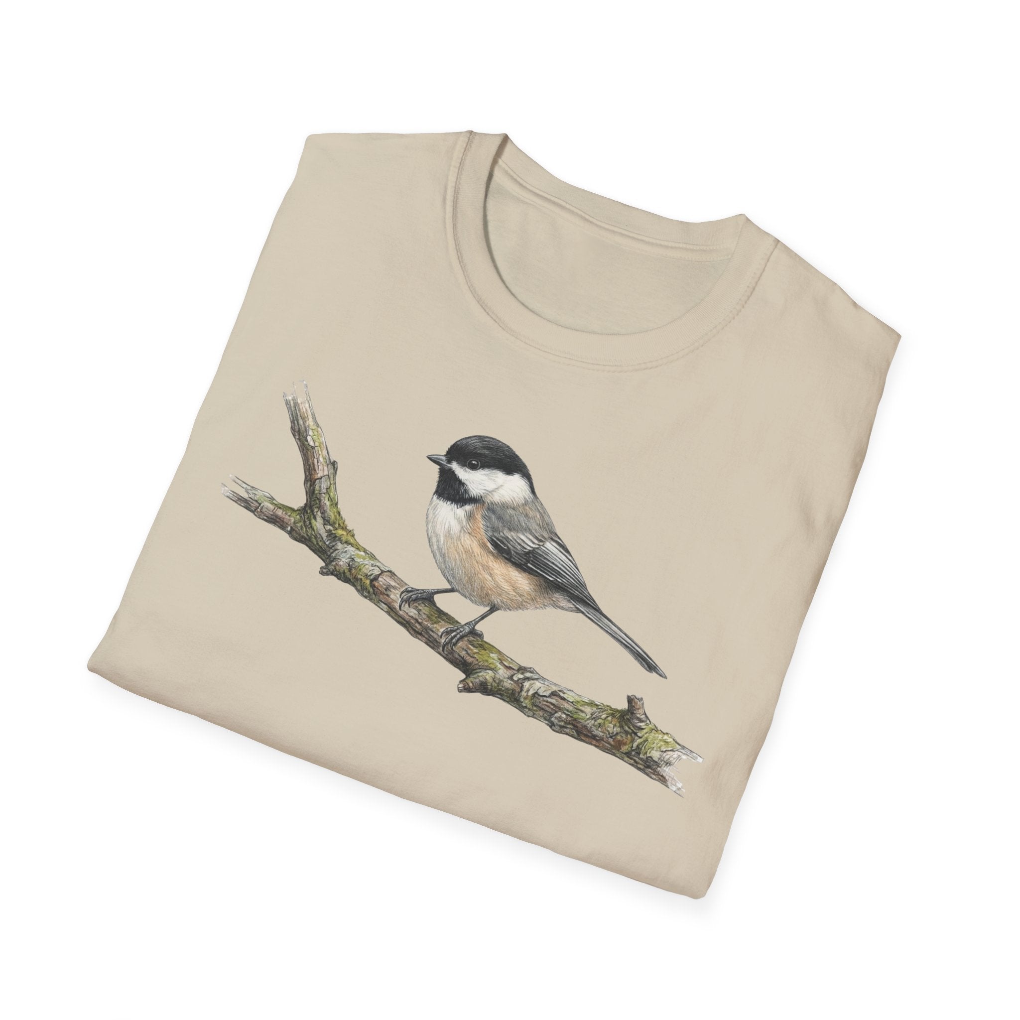 Copy of Chickadee Tee — Watercolor Songbird T‑Shirt