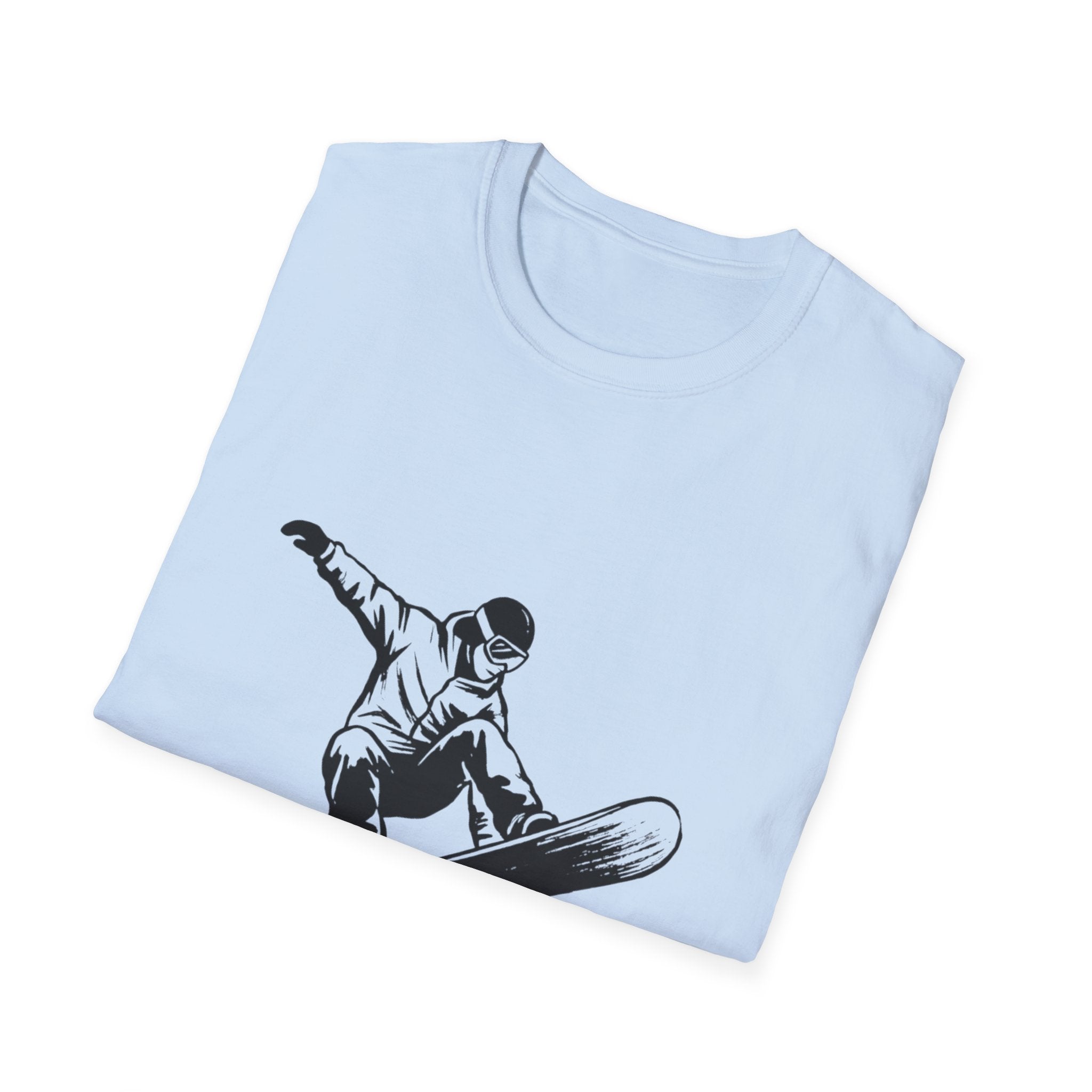 Snowboarder Graphic Tee — Snowboarding Action Shirt