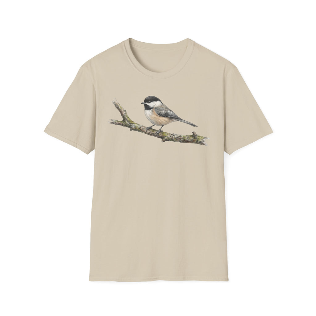 Copy of Chickadee Tee — Watercolor Songbird T‑Shirt