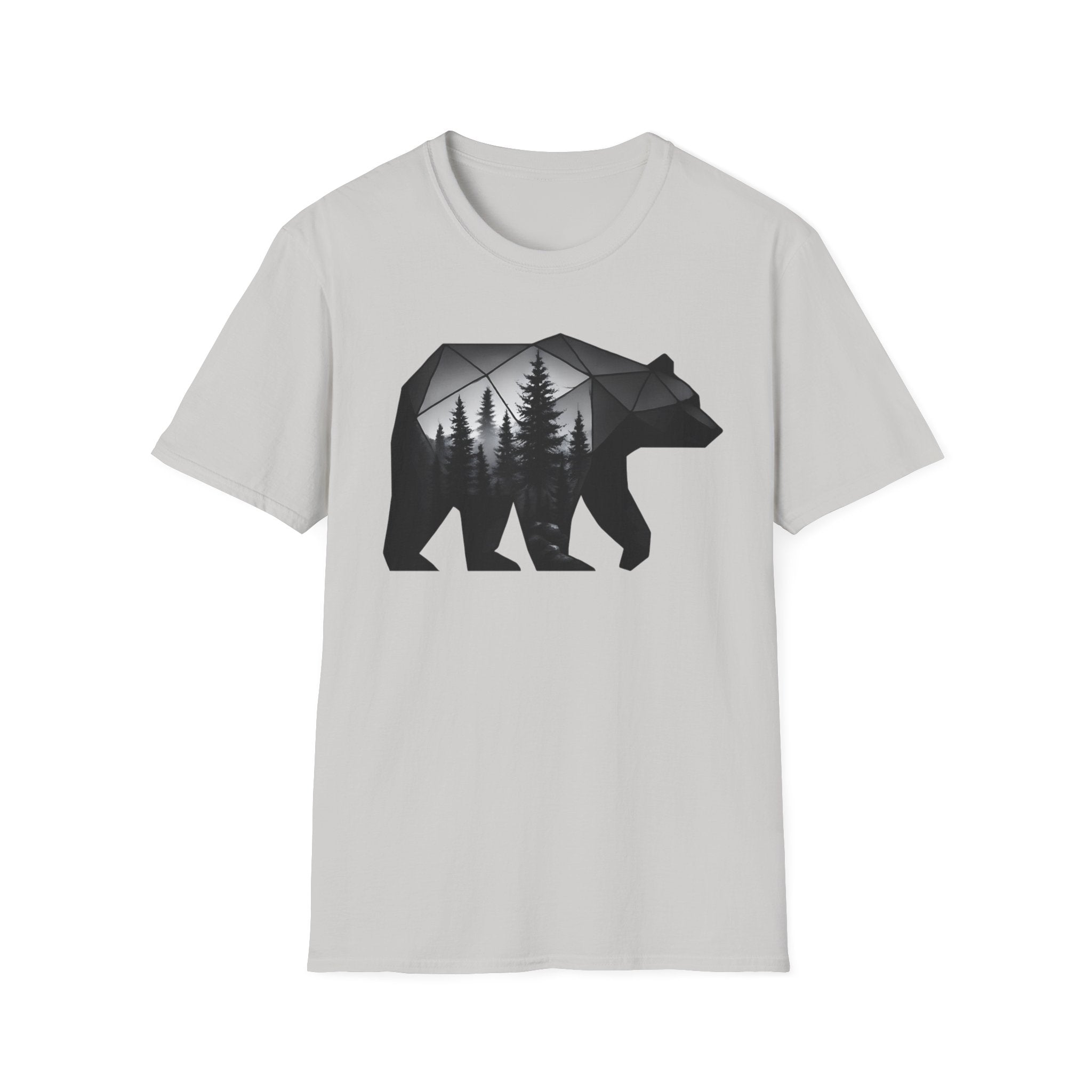 Geometric Forest Bear T-Shirt