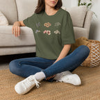 Floral Dried Mini Bouquets T-Shirt — Vintage Botanical Graphic Tee
