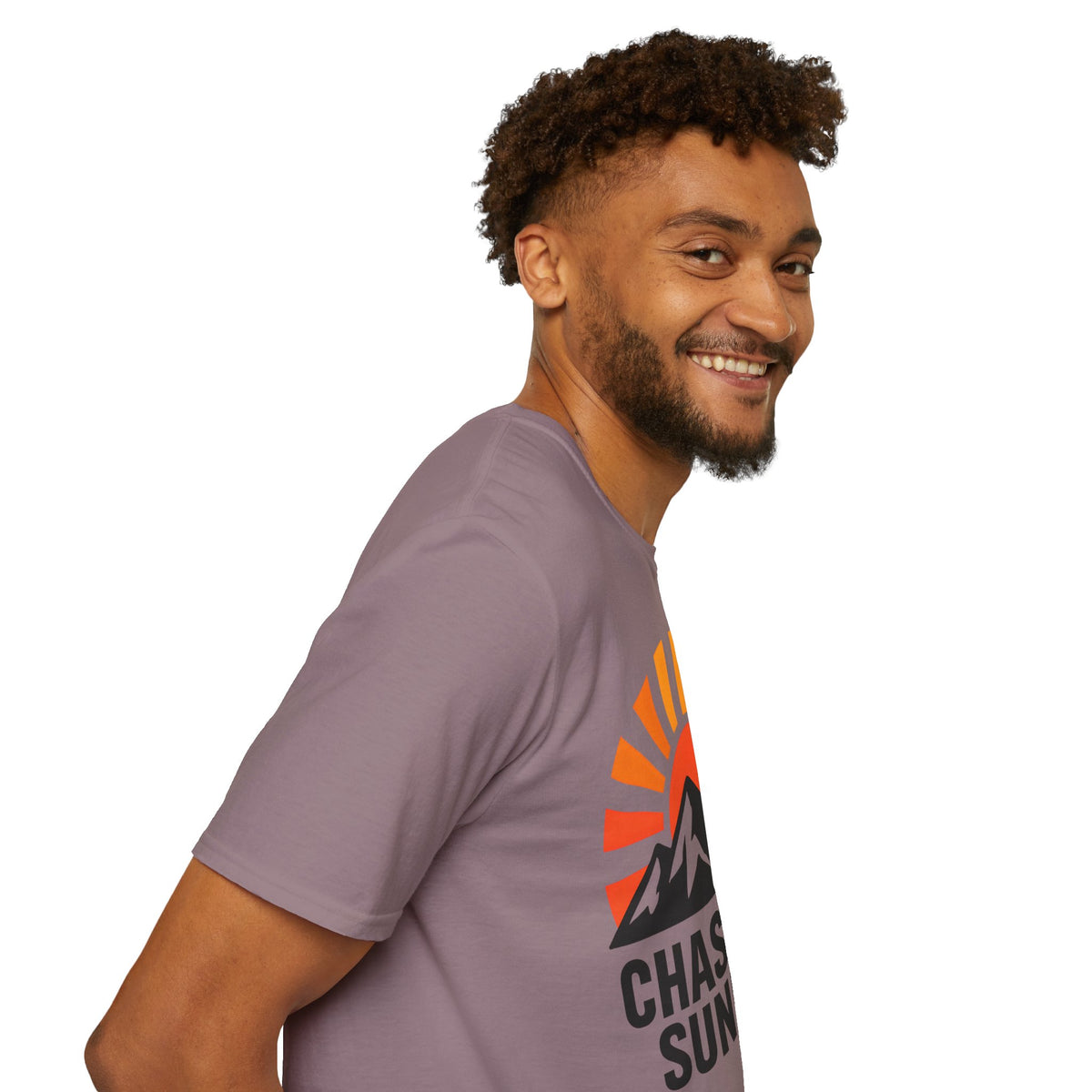 Chase The Sunrise Mountain T-Shirt — Sunrise & Peaks Graphic Tee