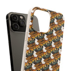 Eco-Friendly Phone Case — Vintage Camper Pattern Biodegradable iPhone Cover