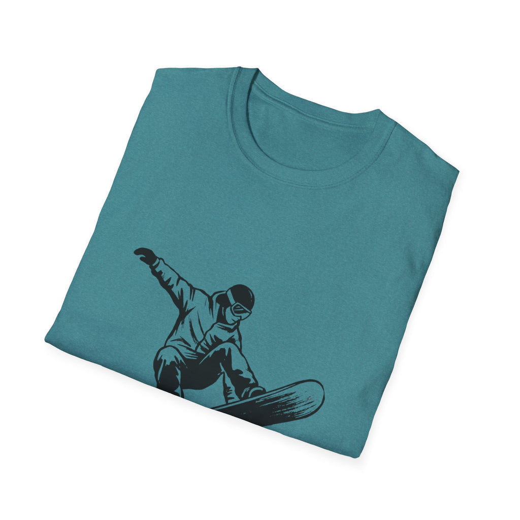 Snowboarder Graphic Tee — Snowboarding Action Shirt