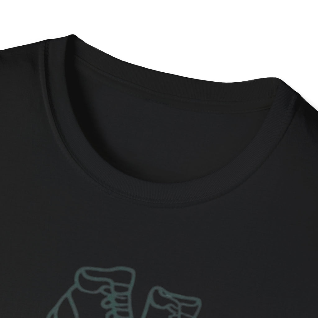 Boots with Footprints "Forever Outdoors" T-Shirt
