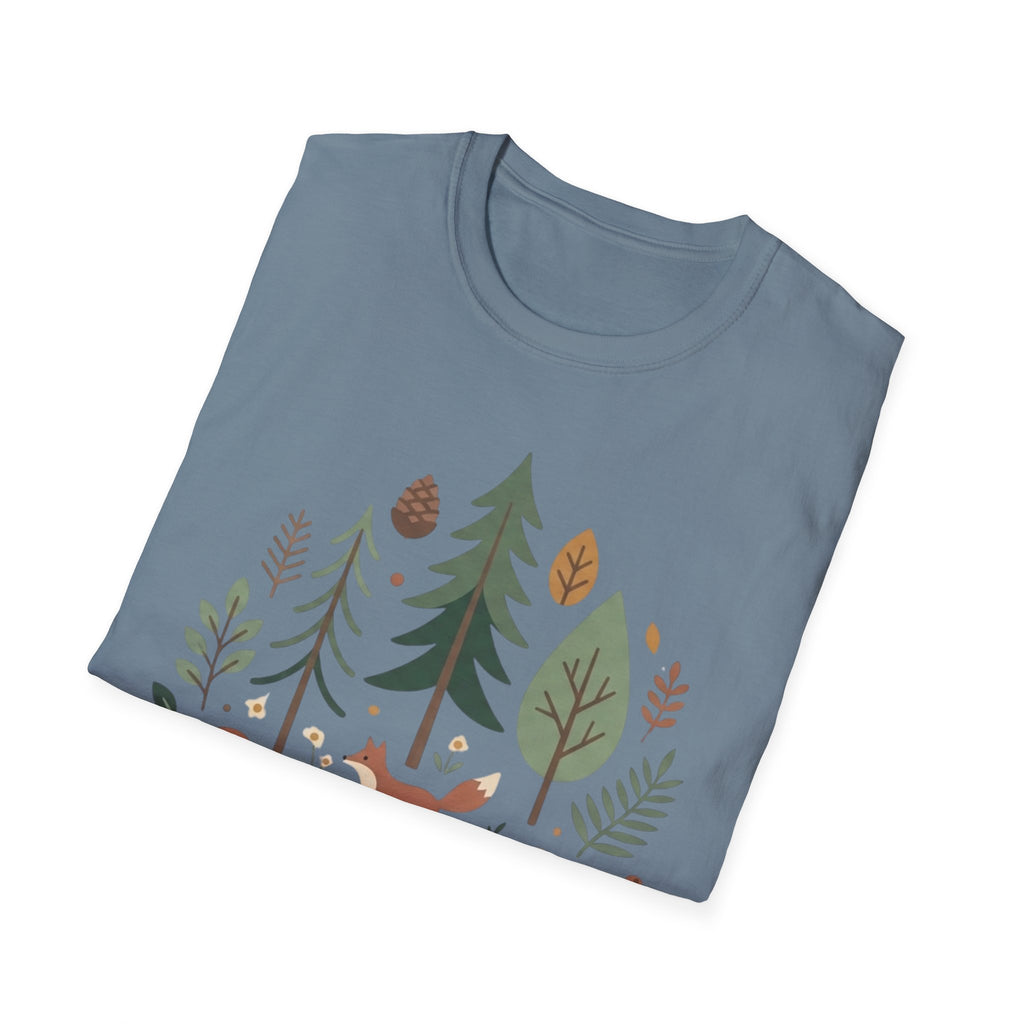 Woodland Fox T-Shirt — Nature Forest Camping Graphic Tee