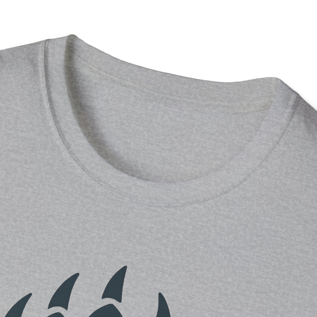 "Stay Wild" Bear Footprint Mountain Emblem T-Shirt