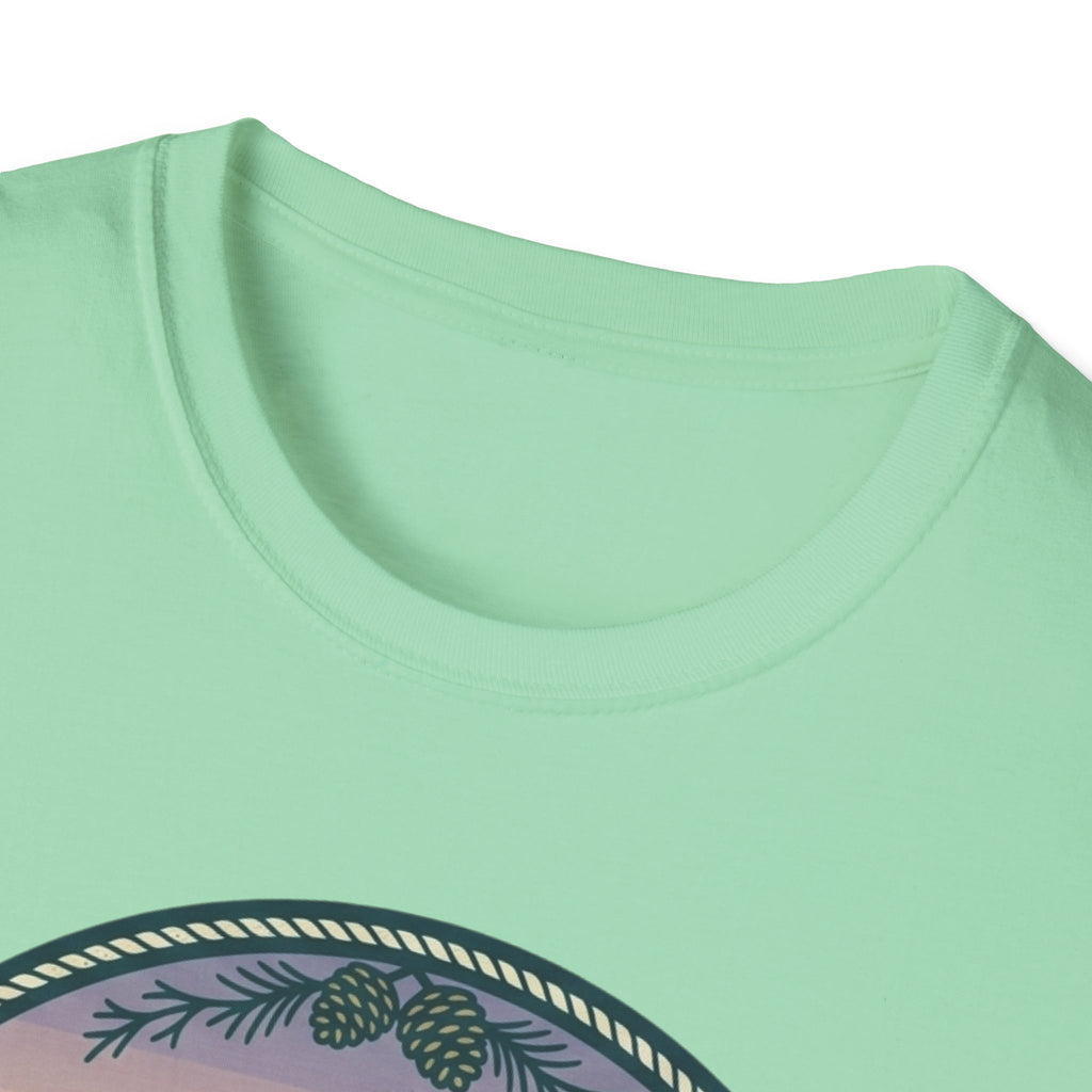 Kayak Sunset T‑Shirt — "Drift Into The Quiet Places" Outdoor Relaxation Tee