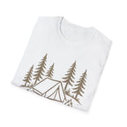 Camping Tent and Campfire T-Shirt