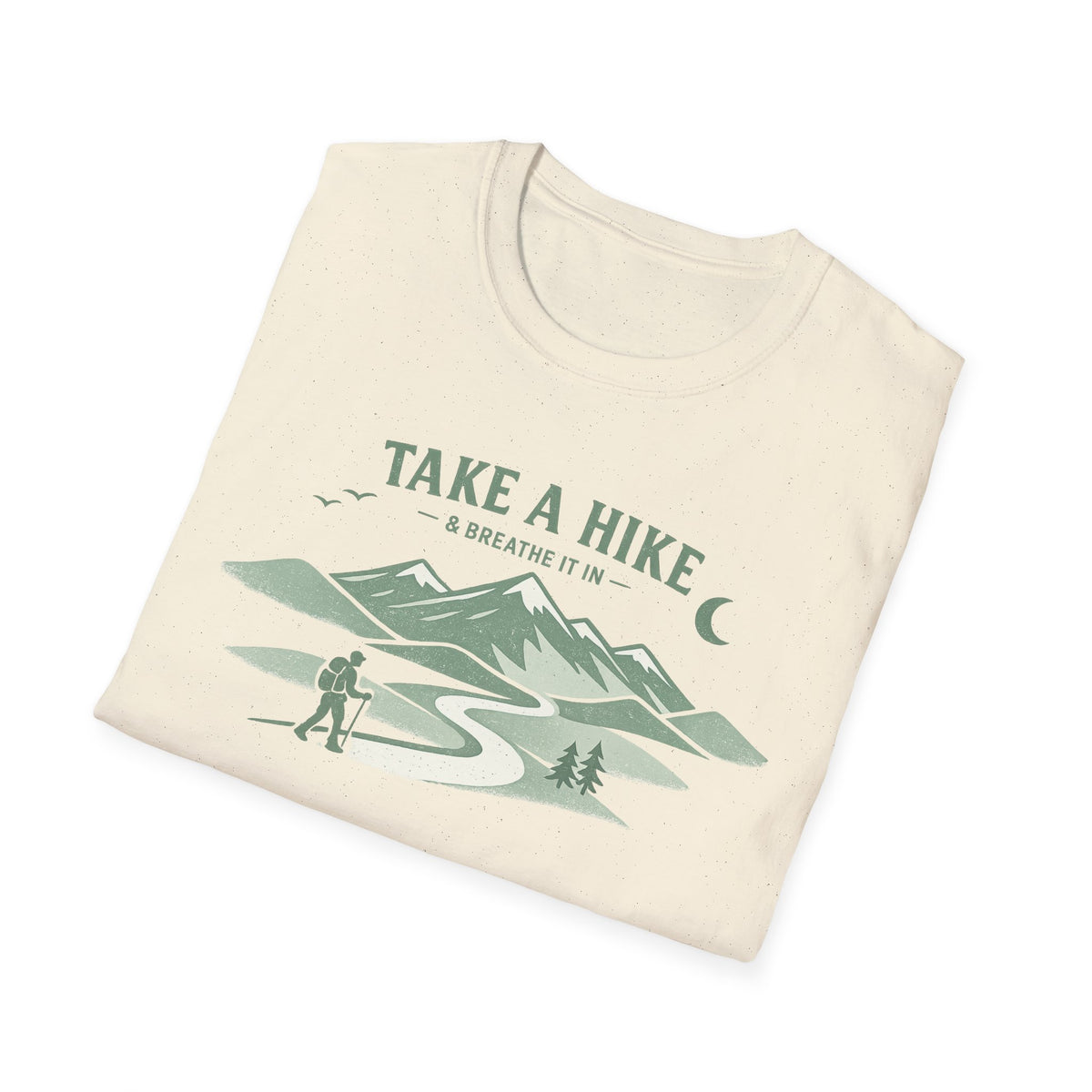 "Take A Hike & Breathe It In" Outdoor Hiking Graphic Tee