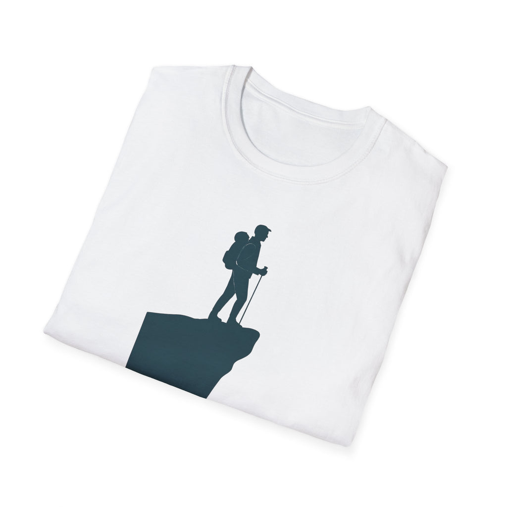 "Wander Often" Hiker on Cliff T-Shirt