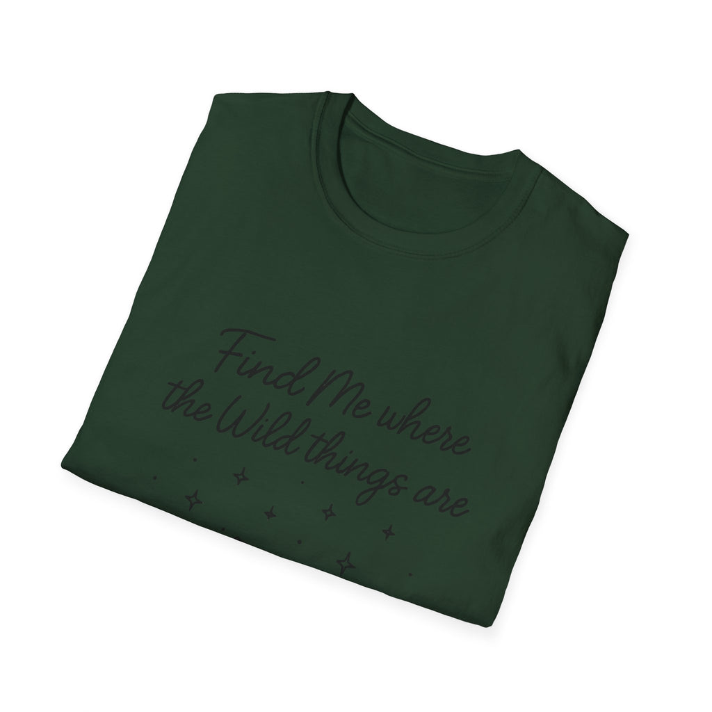 Cursive Chalkboard Writing T-Shirt