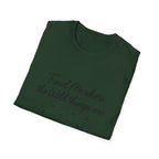 Cursive Chalkboard Writing T-Shirt