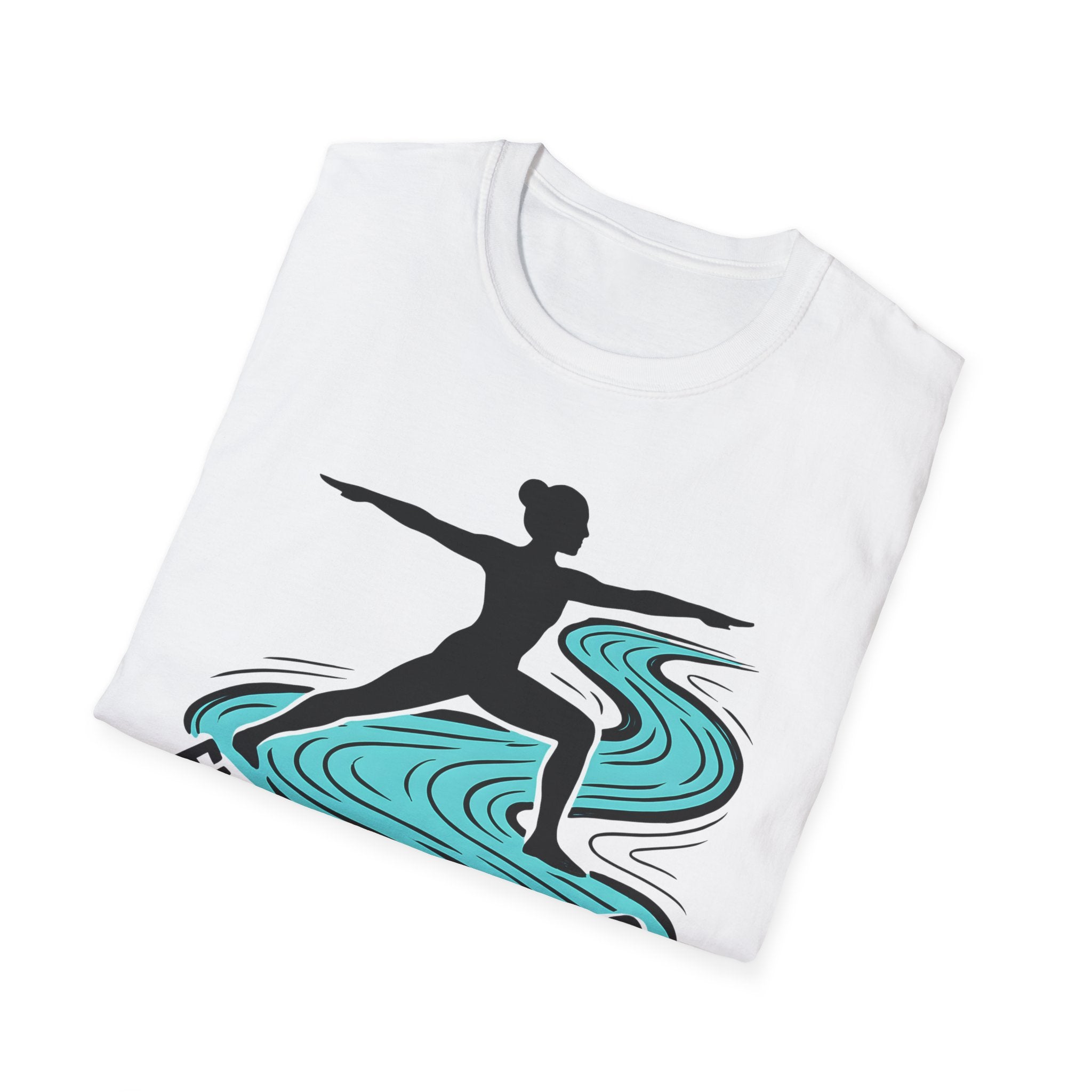 "Flow Like A River" Yoga T-Shirt