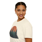 Nature Sunset T-Shirt — Vintage Pine Forest Tee