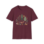 Woodland Fox T-Shirt — Nature Forest Camping Graphic Tee