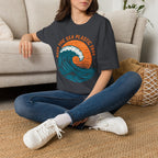 Keep the Sea Plastic Free T-Shirt — Ocean Conservation Wave Tee