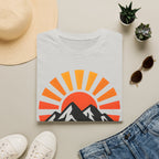 Chase The Sunrise Mountain T-Shirt — Sunrise & Peaks Graphic Tee